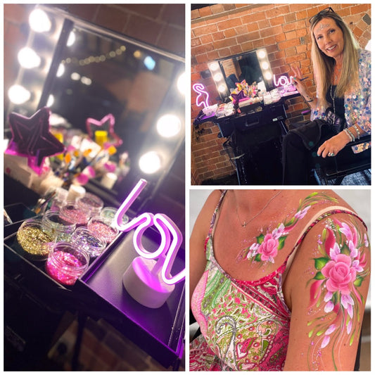 Rock Chick Glitter Bar & Face/ Body Painting