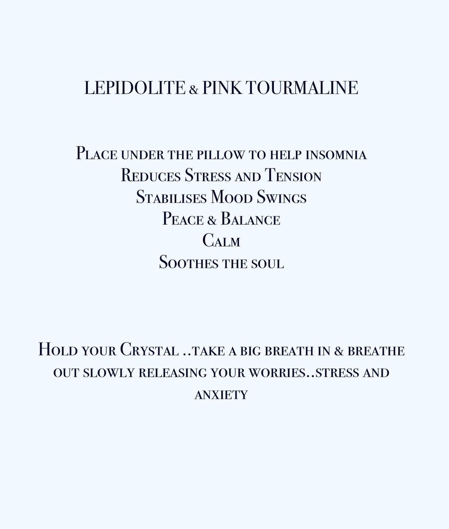 Lepidolite and Pink Tourmaline Heart Large
