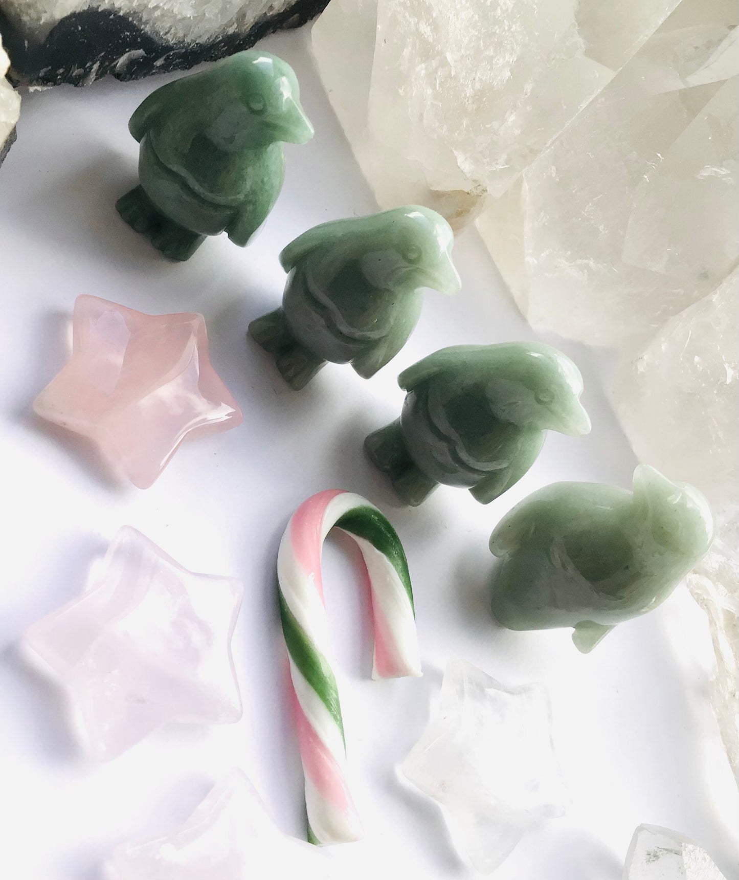 Green Aventurine Crystal Penguin
