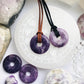 Lepidolite Pi Stone Necklace