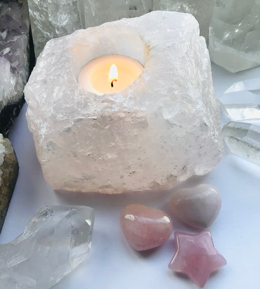 Rose Quartz Tea Light