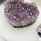 Amethyst Druzy Heart