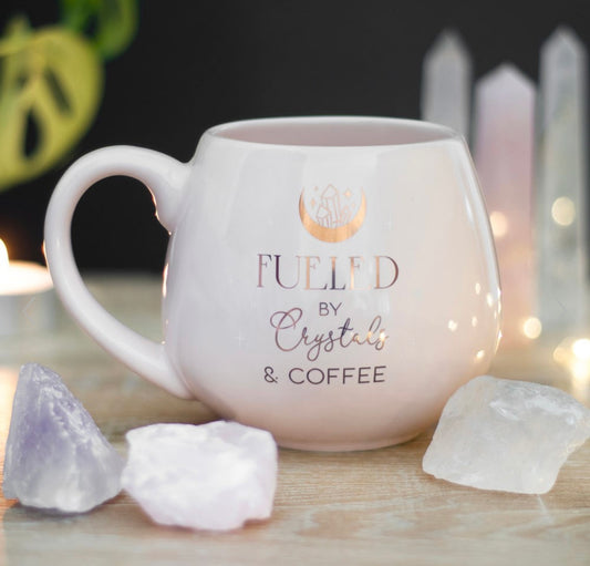 We Love Crystals and Coffee Mug 💞