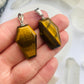 Tiger Eye Crystal Coffin Pendant
