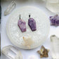 Lepidolite Coffin Pendant