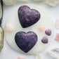 Lepidolite Heart Large