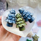 Sodalite Tree Crystal - Grounding Tree Handcarved - Sodalite Crystal Christmas Tree