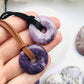 Lepidolite Pi Stone Necklace