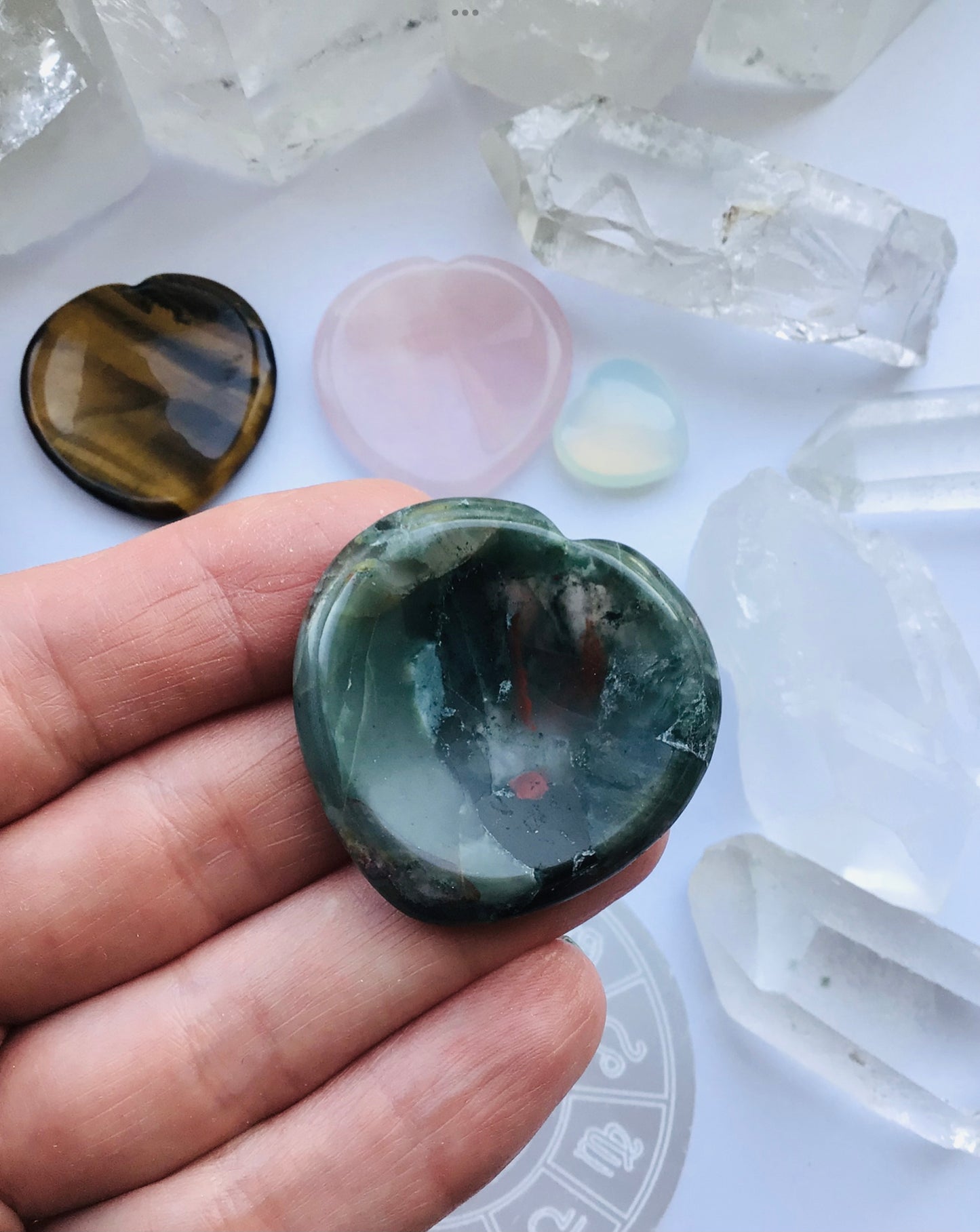 Bloodstone Heart Worrystone