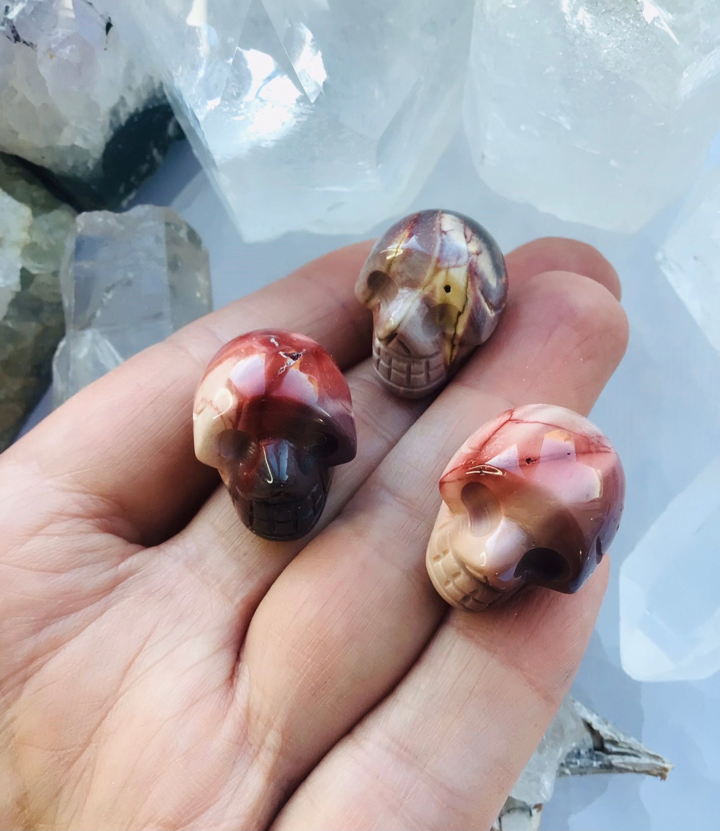 Mookaite Mini Skull