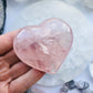 Rose Quartz Heart - Large