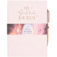 Gratitude Journal and Rose Quartz Crystal Chip Pen Set