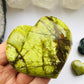 Green Opal Heart