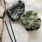 Emerald Crystal Incense Holder