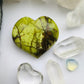 Green Opal Heart