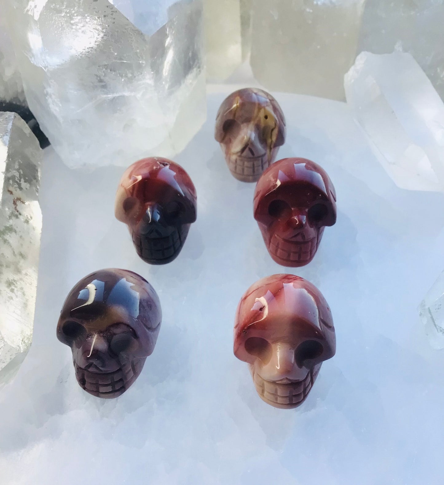 Mookaite Mini Skull