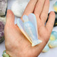 Opalite Angel Large  Opalite Carved Angel- Angel Crystal - Opalite Crystal Angel