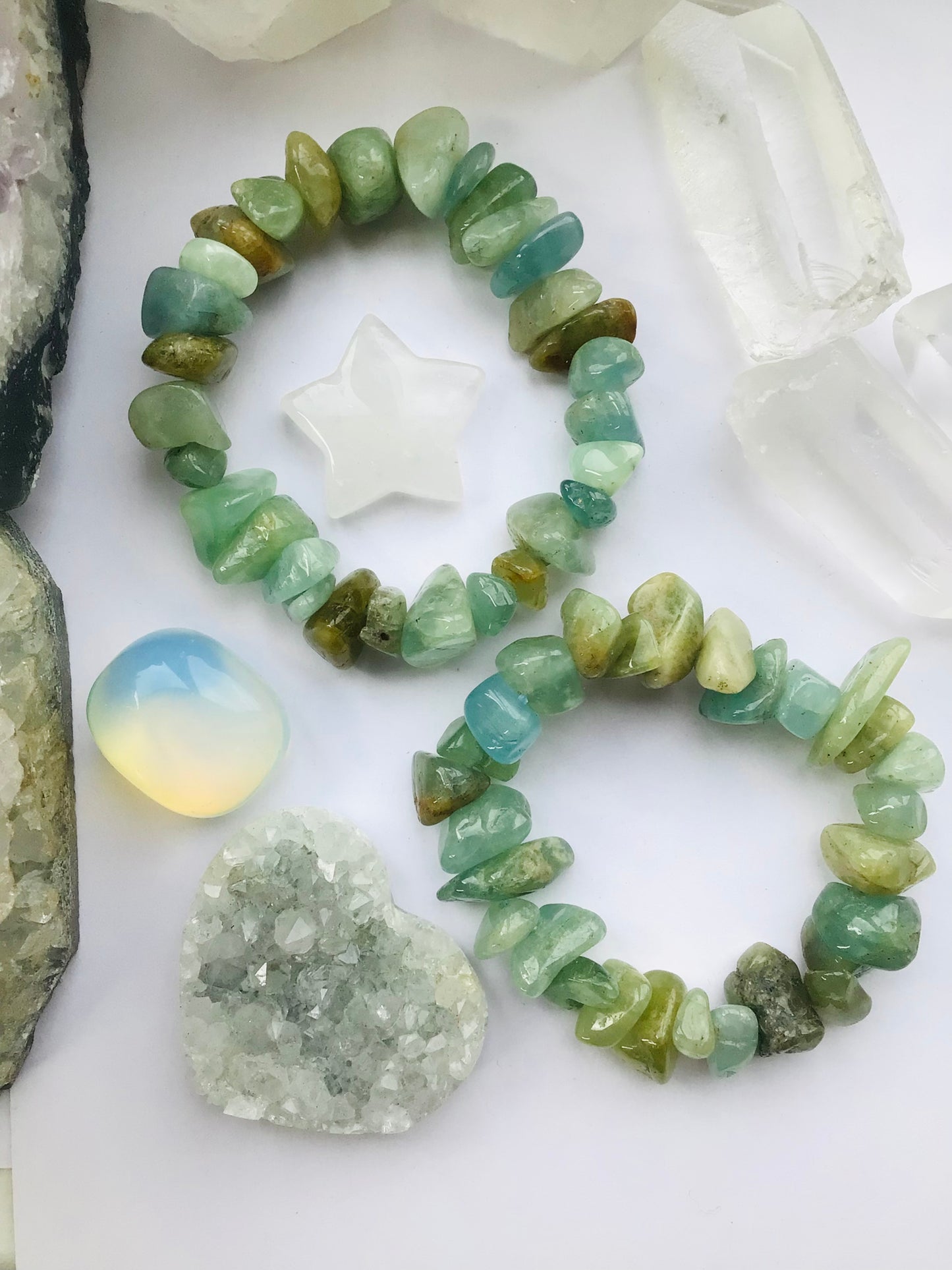 Aquamarine Crystal Bracelet