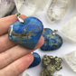 Lapis Lazuli Crystal Heart Pendant