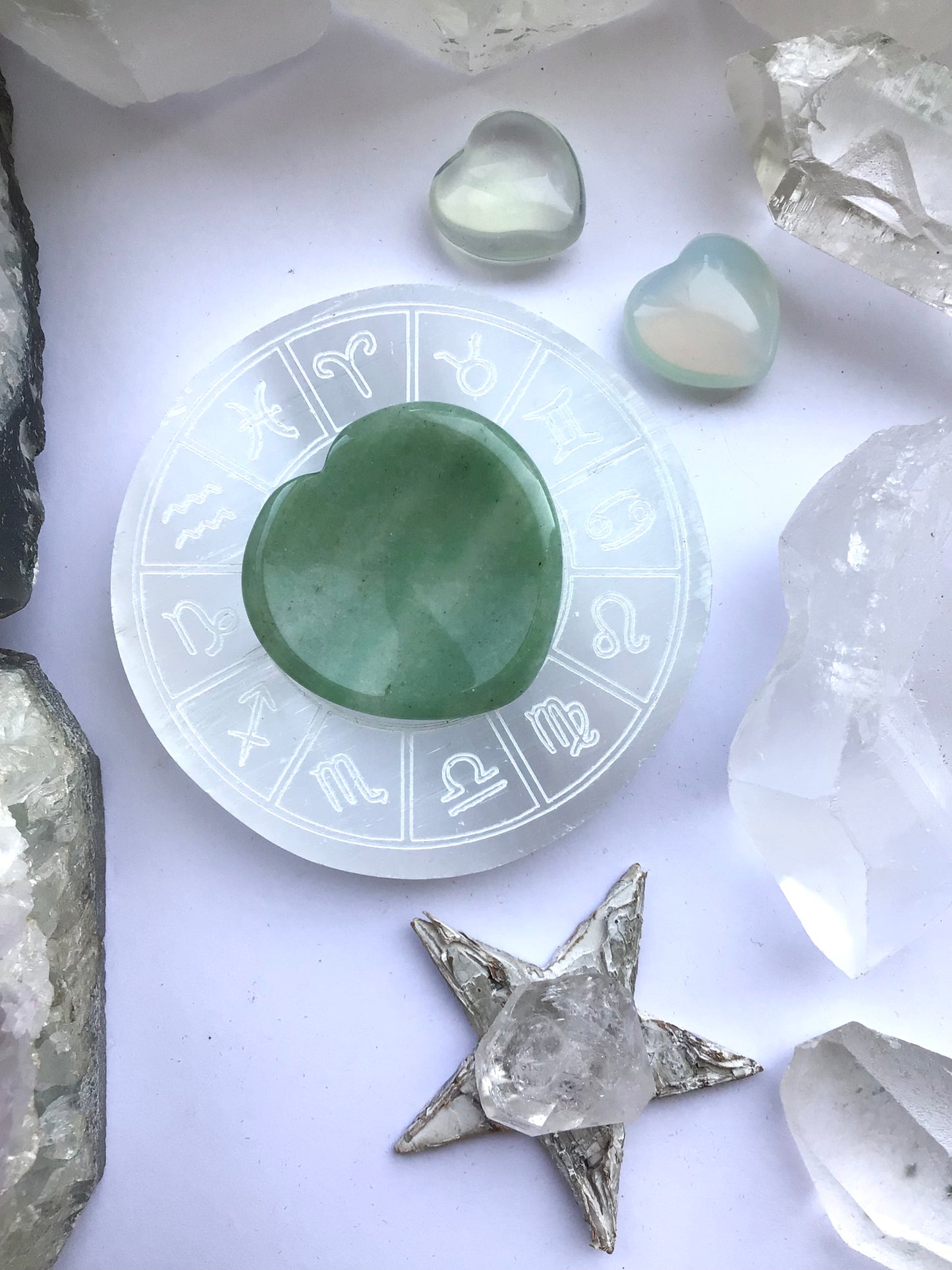 Green Aventurine Heart Worry Stone