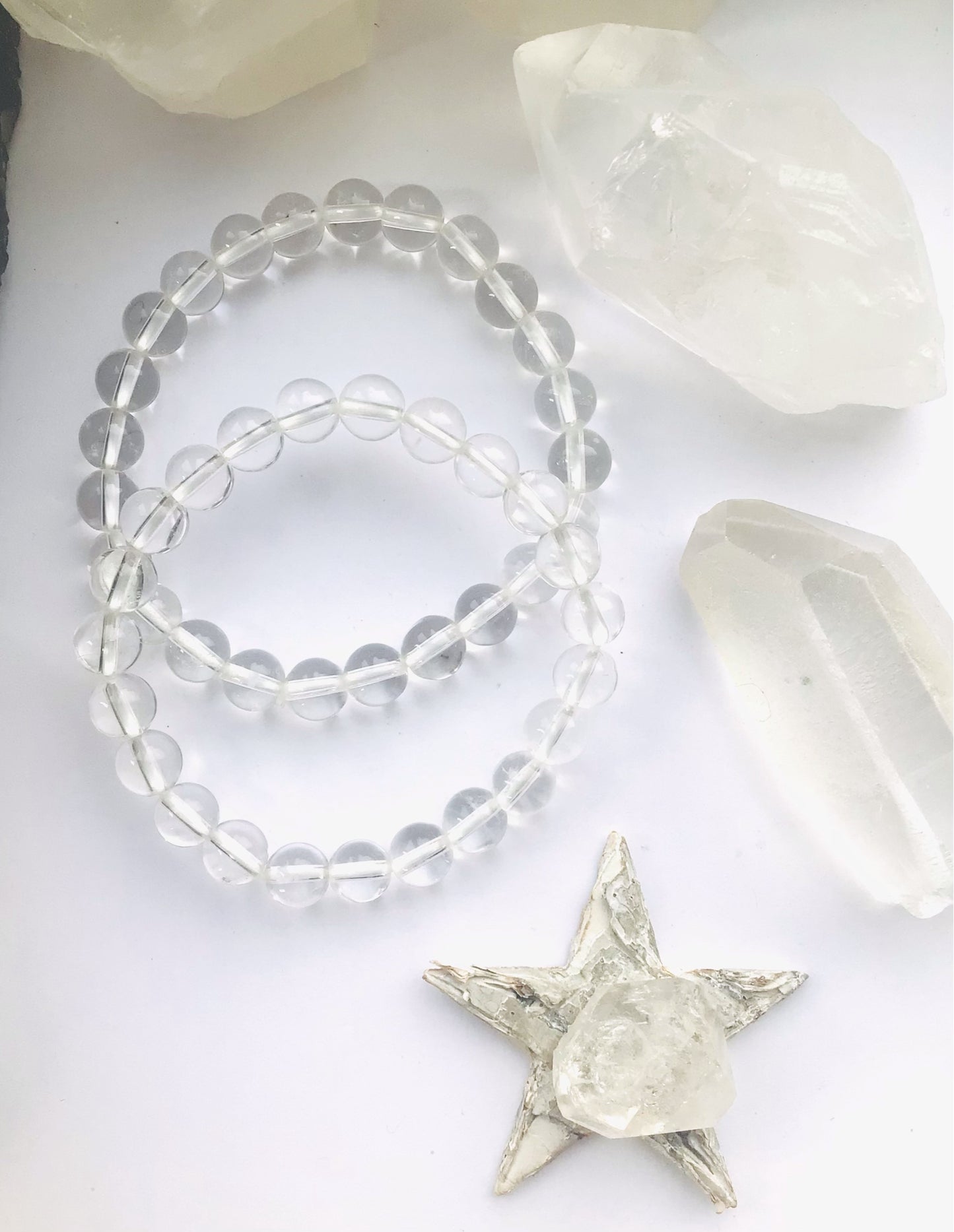 Clear Quartz Crystal Power Bracelet