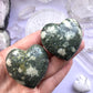 Preseli Bluestone Crystal Heart- Stonehenge Preseli Bluestone Heart