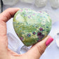 Ruby in Fuchsite Heart