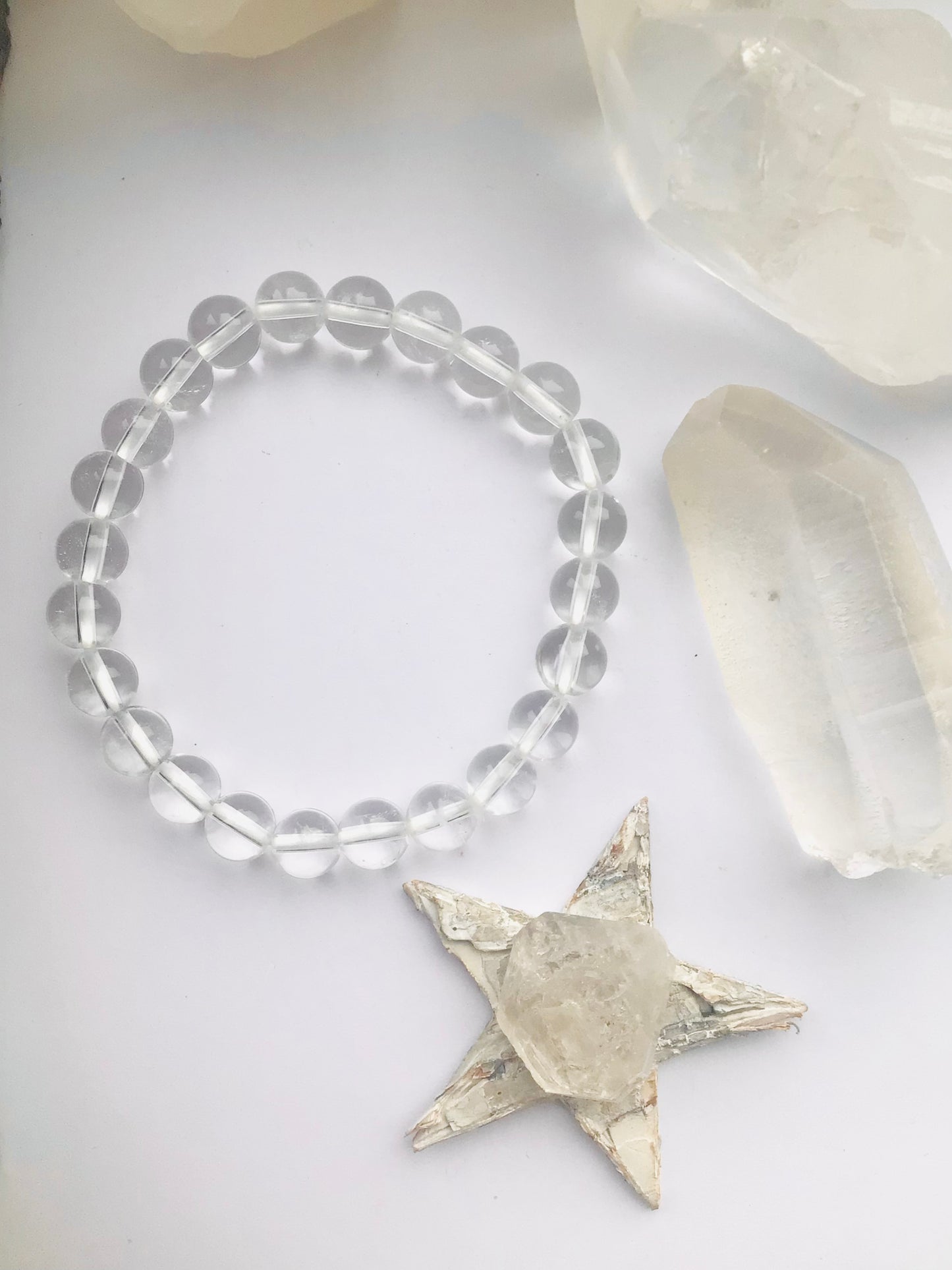 Clear Quartz Crystal Power Bracelet