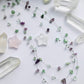 Gemstone Crystal Amethyst, Aventurine & Fluorite Crystal Necklace