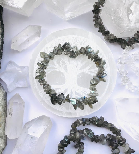 Labradorite Crystal  Bracelet