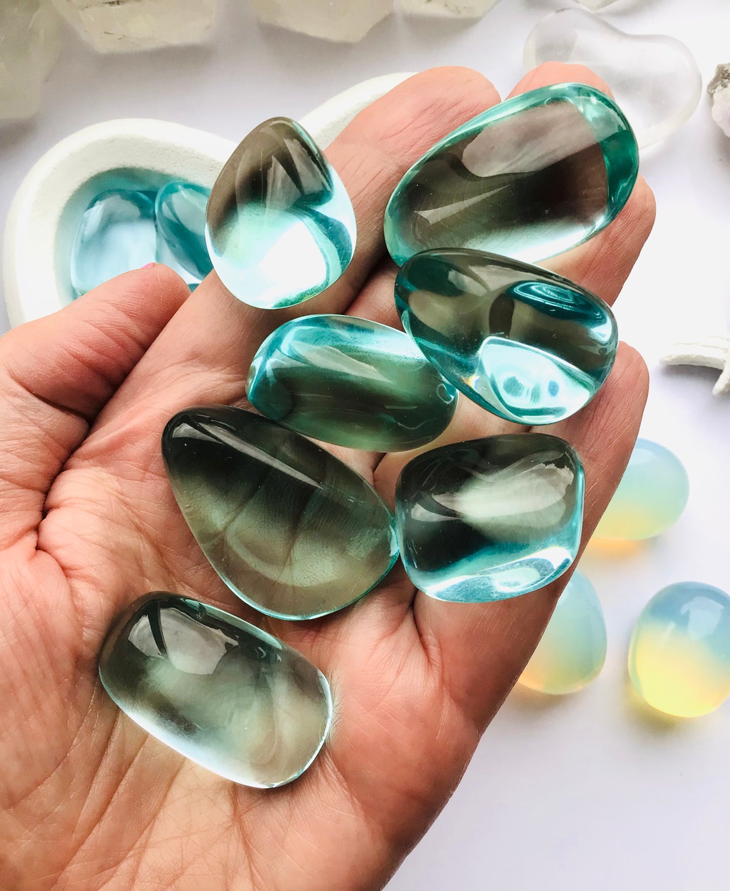 Blue Obsidian Tumblestones