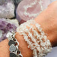 Clear Quartz Crystal Chip Bracelet