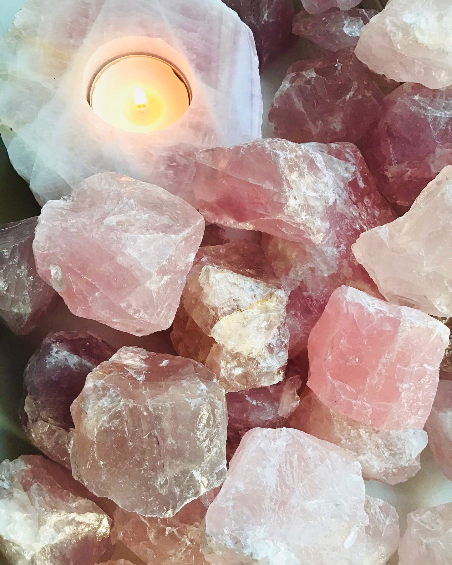 Rose Quartz Natural - Raw Rose Quartz - Love Crystal- Rose Quartz Healing Stone