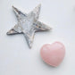 Rose Quartz Heart - Rose Quartz Love Puff Hearts - Rose Quartz Carved small Heart