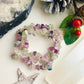 Rainbow Fluorite Bracelet- Rainbow Fluorite Crystal Chip Bracelet