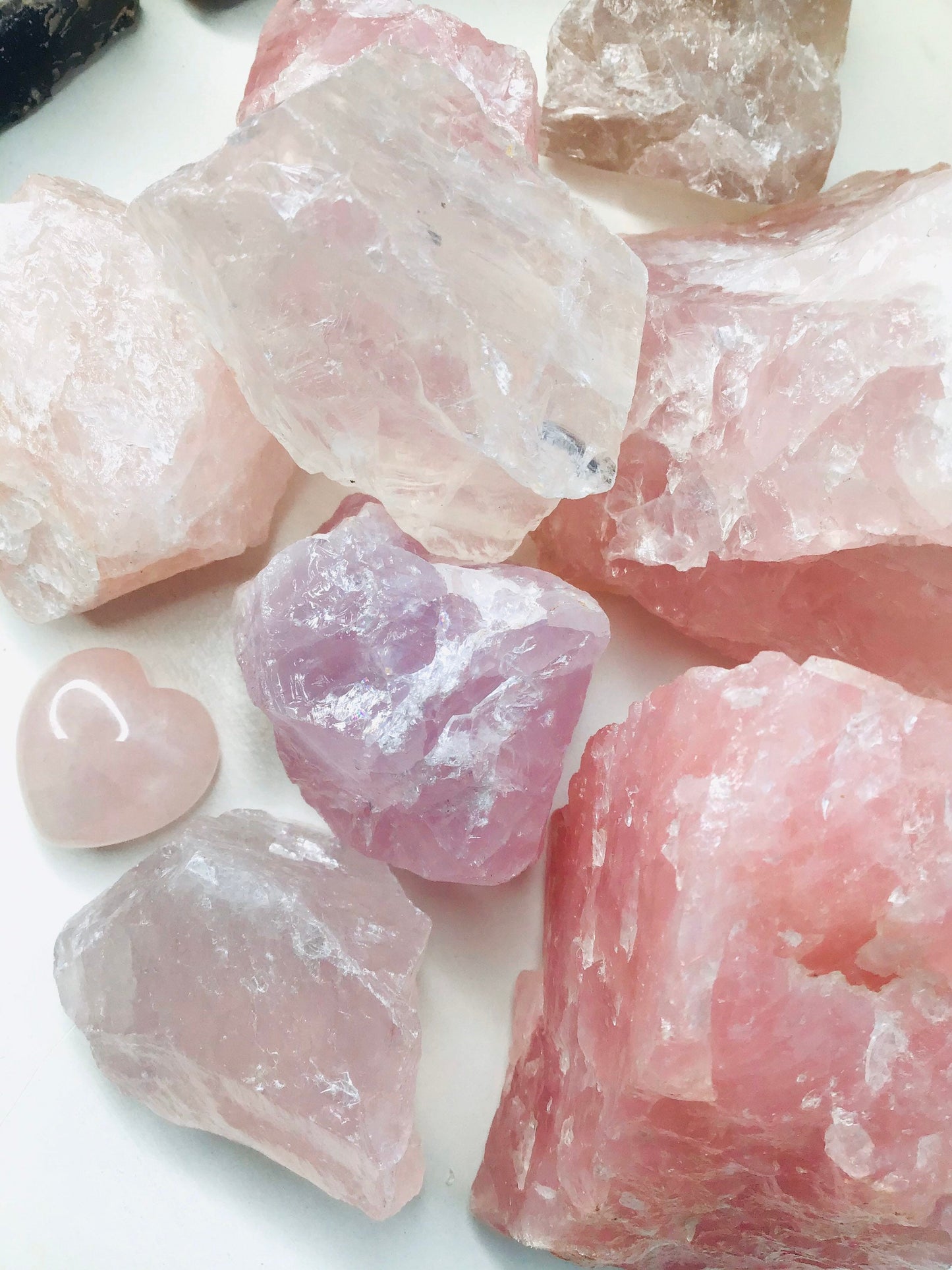 Rose Quartz Natural - Raw Rose Quartz - Love Crystal- Rose Quartz Healing Stone