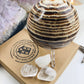Aragonite Crystal Sphere - Aragonite Crystal Ball - Aragonite Grounding Sphere - Crystal Meditation Ball