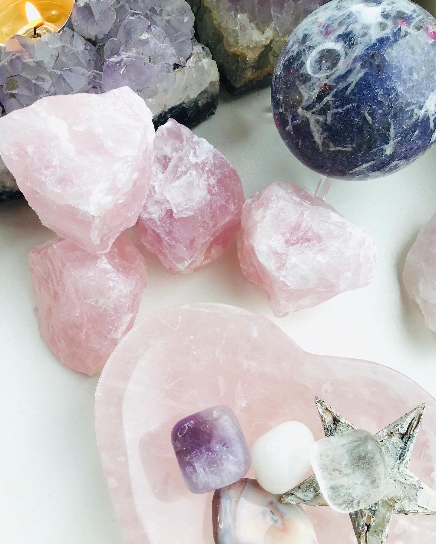 Rose Quartz Natural - Raw Rose Quartz - Love Crystal- Rose Quartz Healing Stone