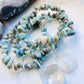 Larimar Crystal Bracelet - Larimar Crystal Chip Bracelet - Crystal Calming Bracelet - Crystal Gifts