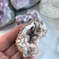 Pink Amethyst Crystal Geode Crystal Rare - Pink Amethyst Crystal Cluster