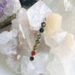 Gemstone Chakra Solid Silver Pendant - Chakra Crystal Gemstone Balancing Necklace