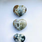 Ocean Jasper Crystal Heart Hand Carved Rare - Ocean Jasper Puff  Heart