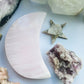 Mangano Pink Calcite Crystal Moon - Pink Mangano Calcite Moon