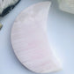 Mangano Pink Calcite Crystal Moon - Pink Mangano Calcite Moon