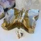 Ocean Jasper Butterfly Crystal XL Hand Carved - Rare Ocean Jasper Crystal Butterfly