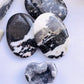 Zebra Jasper Palm Stone Crystal