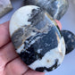 Zebra Jasper Palm Stone Crystal