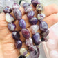 Lepidolite Tumblestone Bracelet Crystal-  Chunky Lepidolite Bracelet