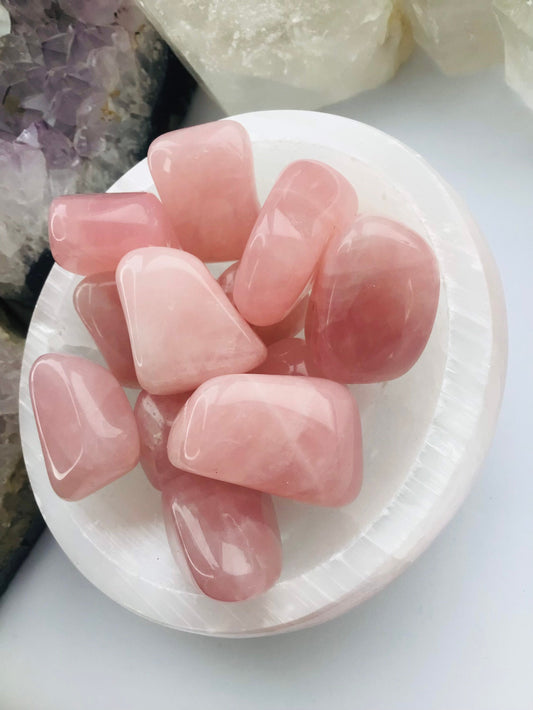 Rose Quartz Tumblestones  Healing Crystal