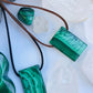 Malachite Necklace -Malachite Crystal Pendant
